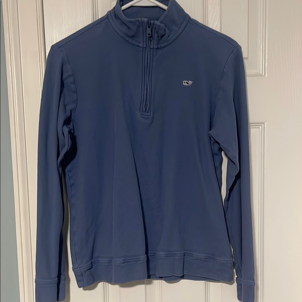 Vineyard Vines Blue Quarter-Zip Pullover
